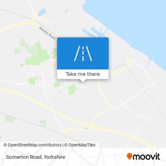 Somerton Road map