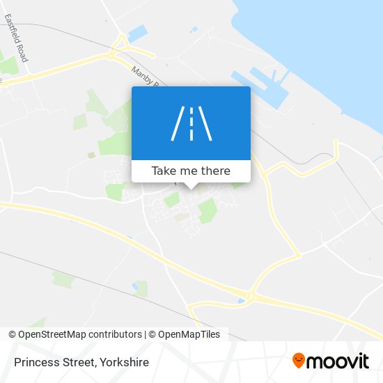 Princess Street map