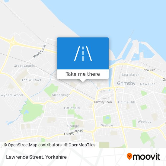 Lawrence Street map