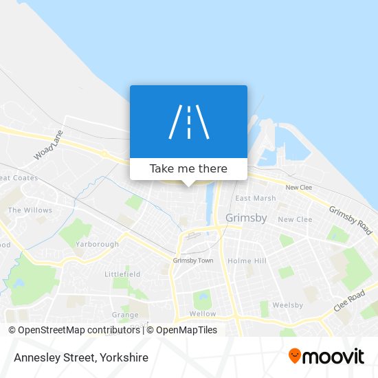 Annesley Street map