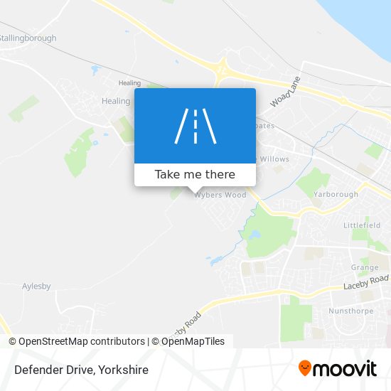 Defender Drive map