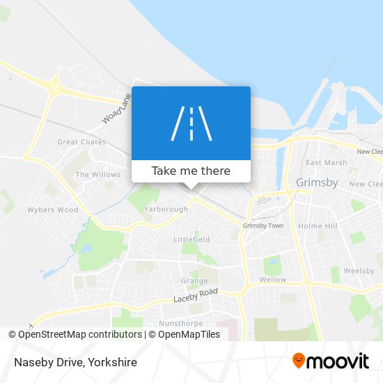 Naseby Drive map