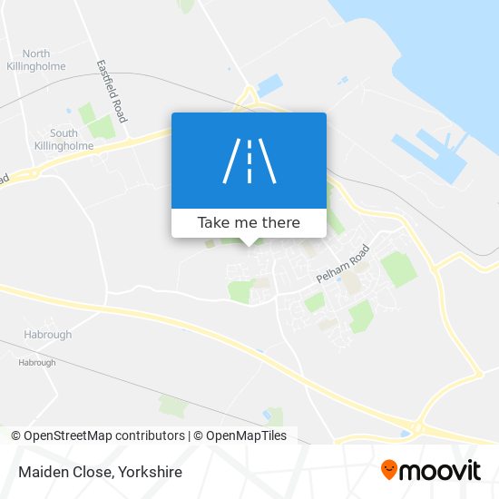 Maiden Close map