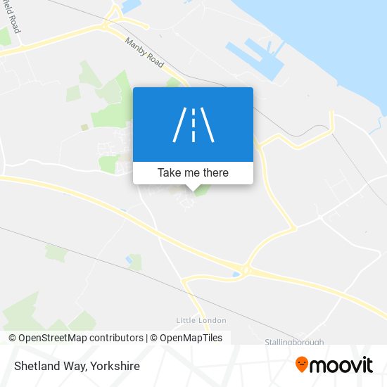 Shetland Way map