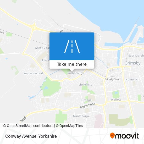 Conway Avenue map