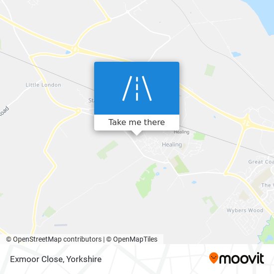 Exmoor Close map