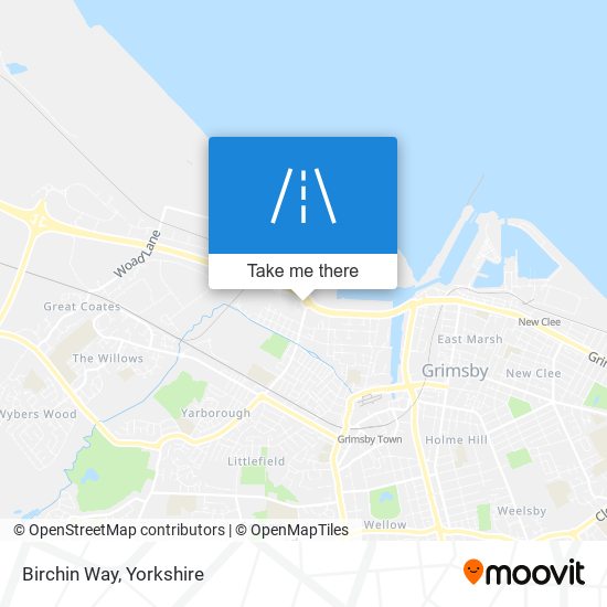 Birchin Way map