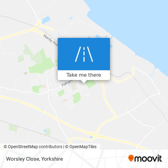 Worsley Close map