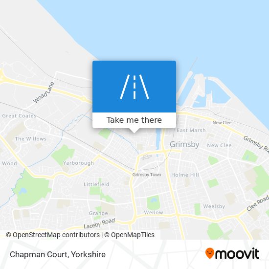 Chapman Court map
