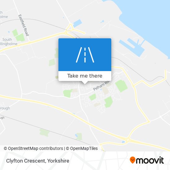 Clyfton Crescent map