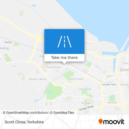 Scott Close map