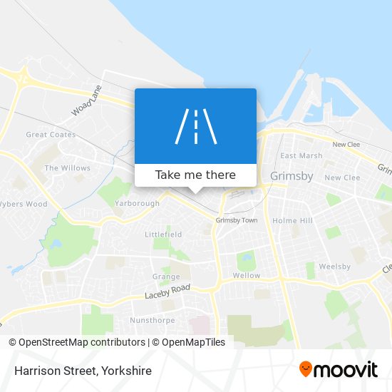 Harrison Street map