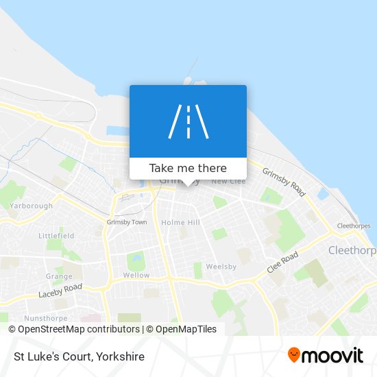 St Luke's Court map