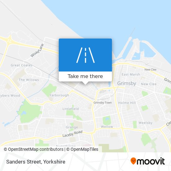 Sanders Street map