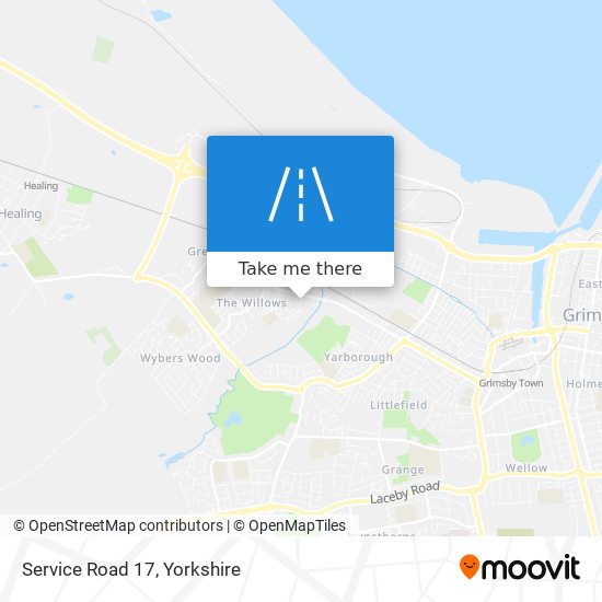Service Road 17 map