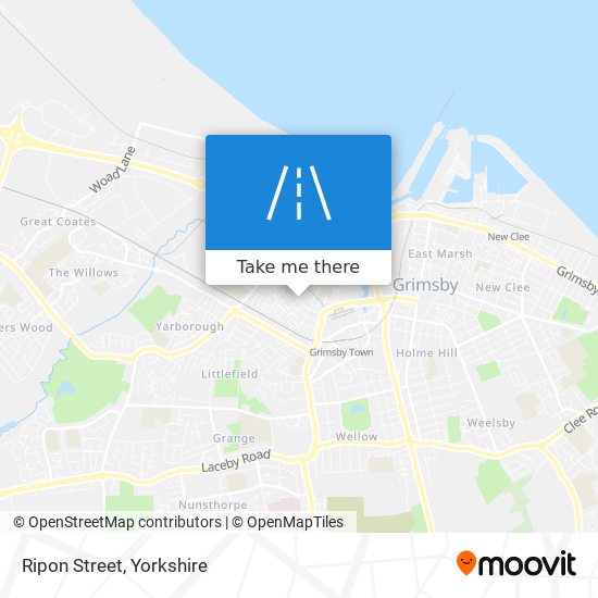 Ripon Street map