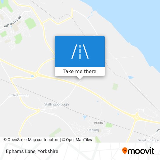 Ephams Lane map