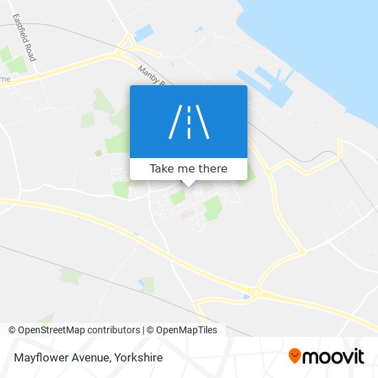 Mayflower Avenue map