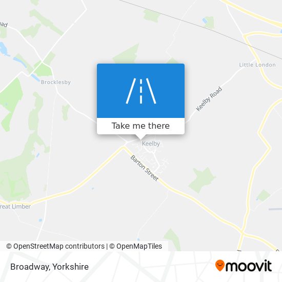 Broadway map