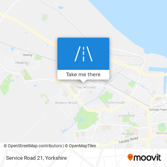 Service Road 21 map