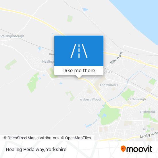 Healing Pedalway map