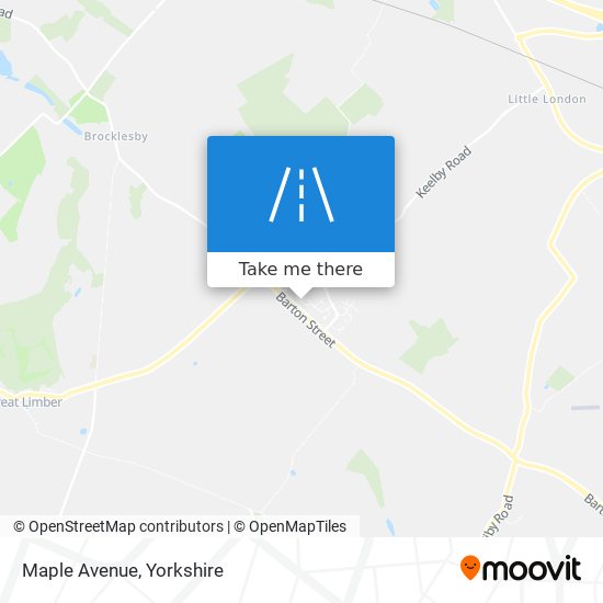 Maple Avenue map