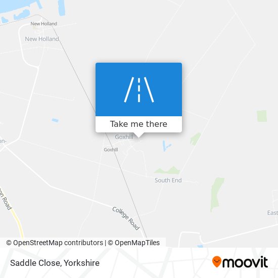 Saddle Close map
