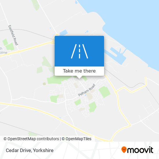 Cedar Drive map