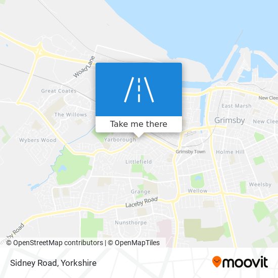 Sidney Road map