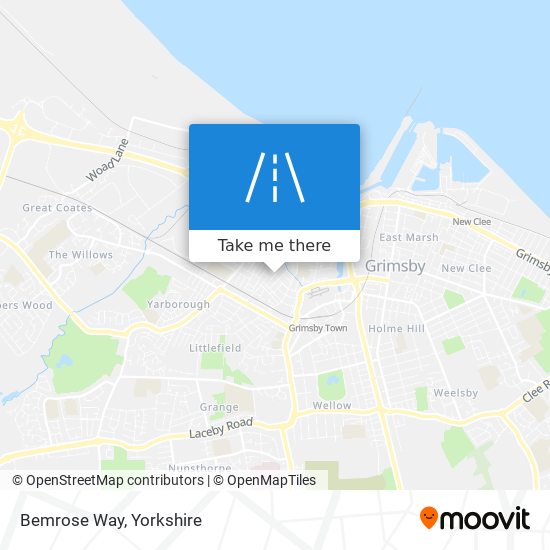 Bemrose Way map