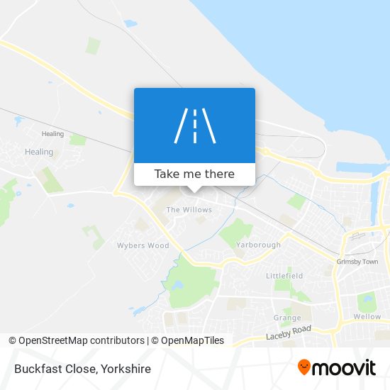 Buckfast Close map