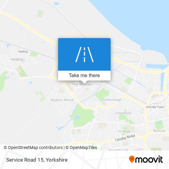 Service Road 15 map