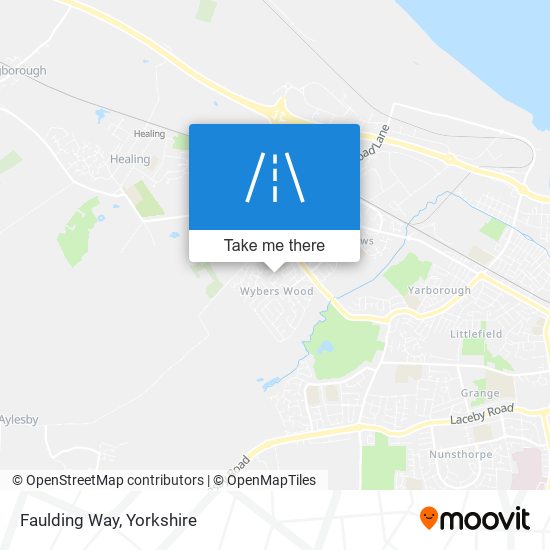 Faulding Way map