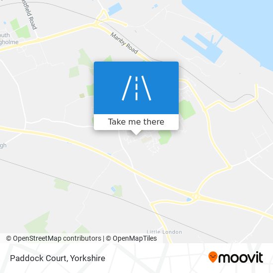 Paddock Court map
