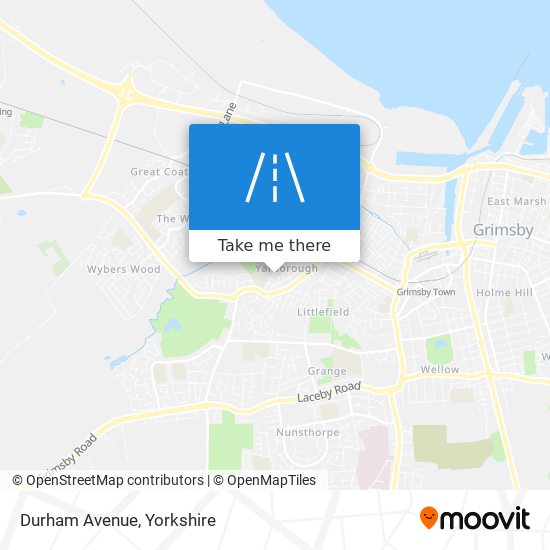 Durham Avenue map