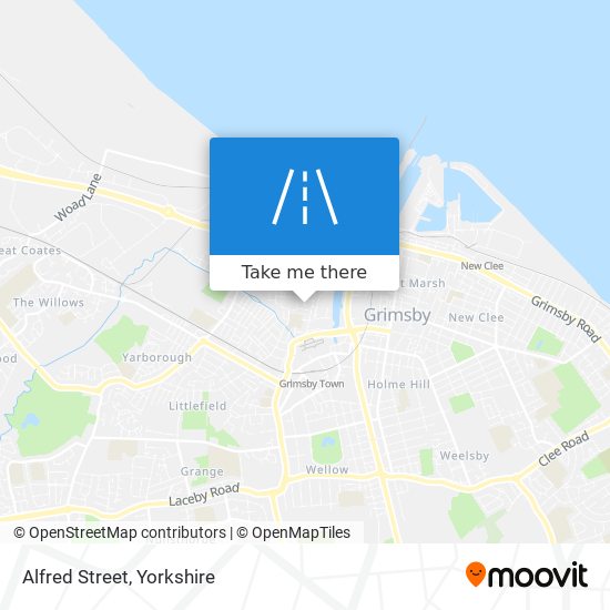 Alfred Street map