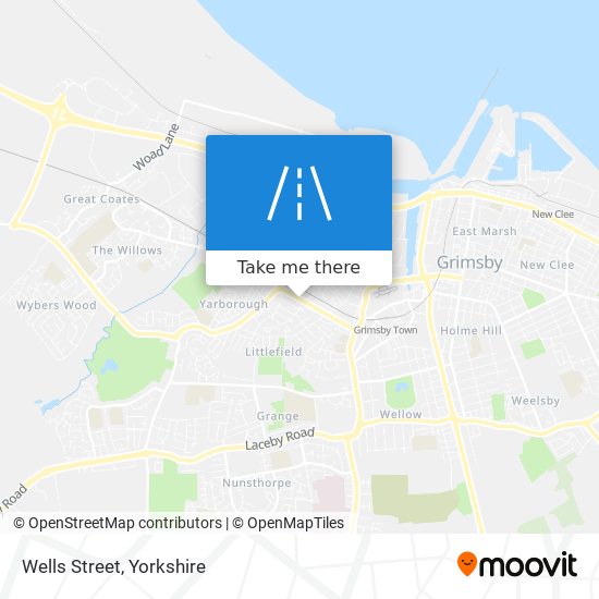 Wells Street map