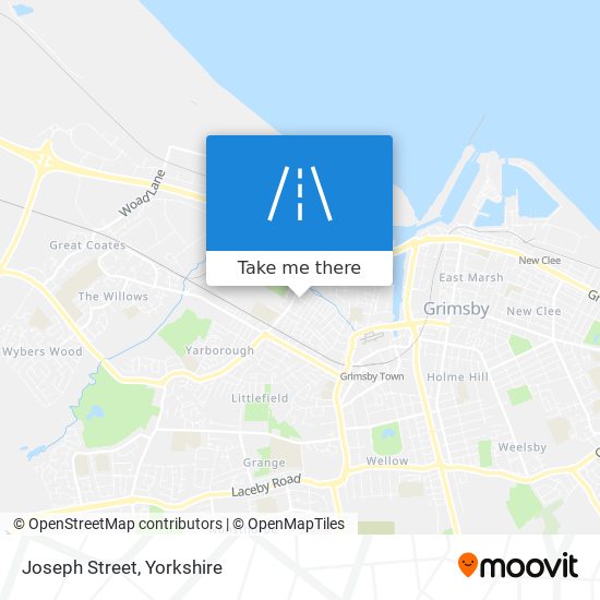 Joseph Street map