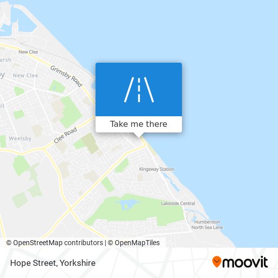 Hope Street map