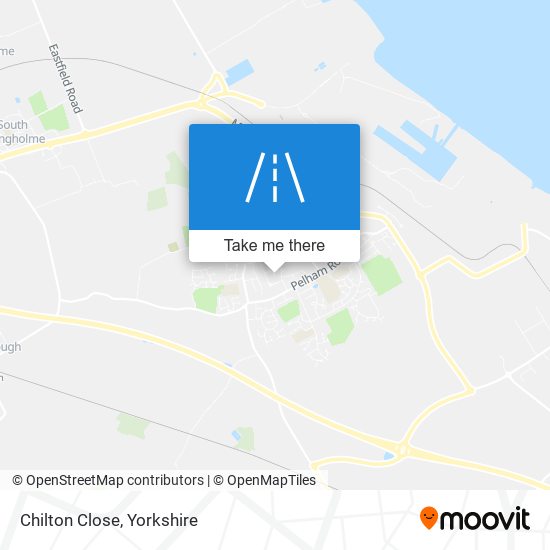 Chilton Close map