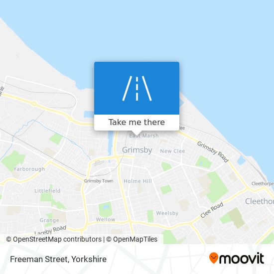 Freeman Street map