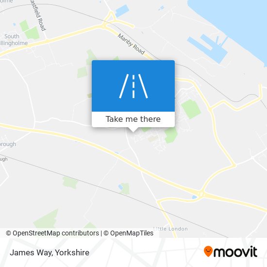 James Way map