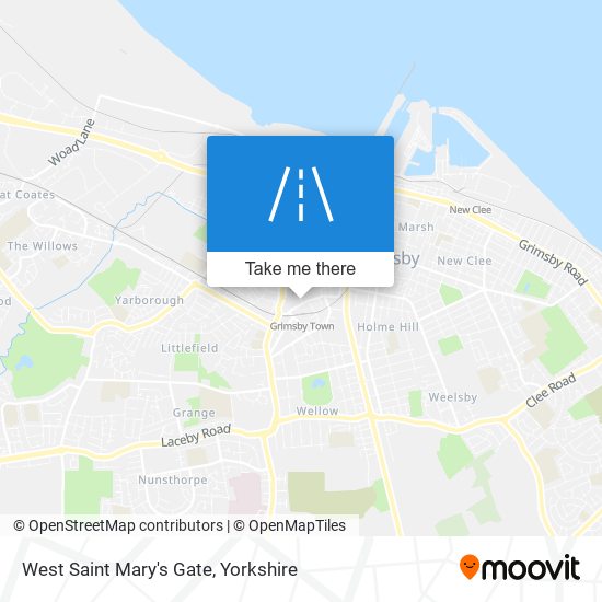 West Saint Mary's Gate map