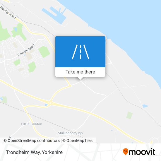 Trondheim Way map