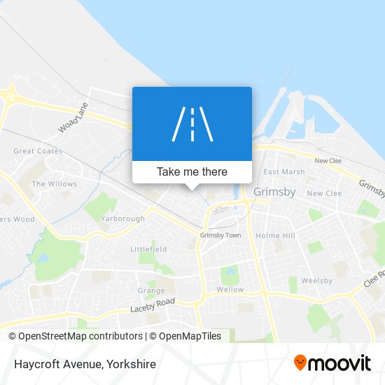 Haycroft Avenue map