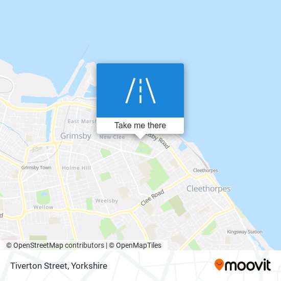 Tiverton Street map