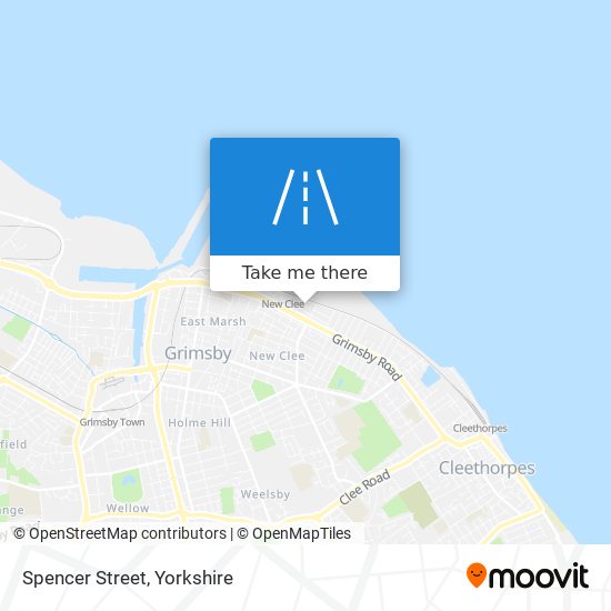Spencer Street map