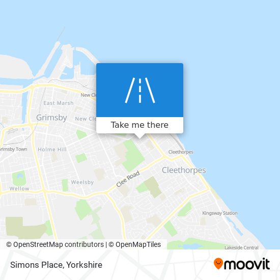 Simons Place map