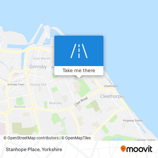 Stanhope Place map