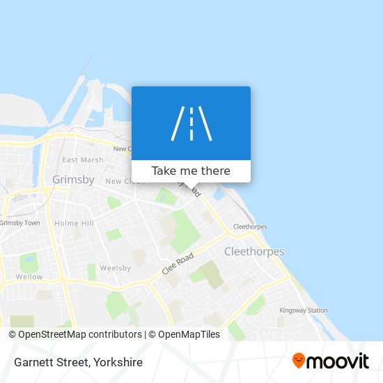 Garnett Street map